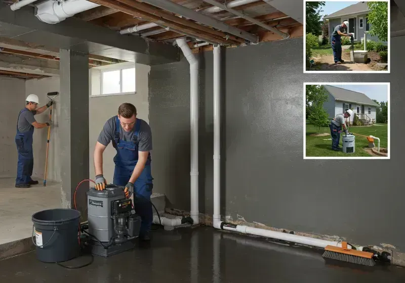 Basement Waterproofing and Flood Prevention process in Odon, IN